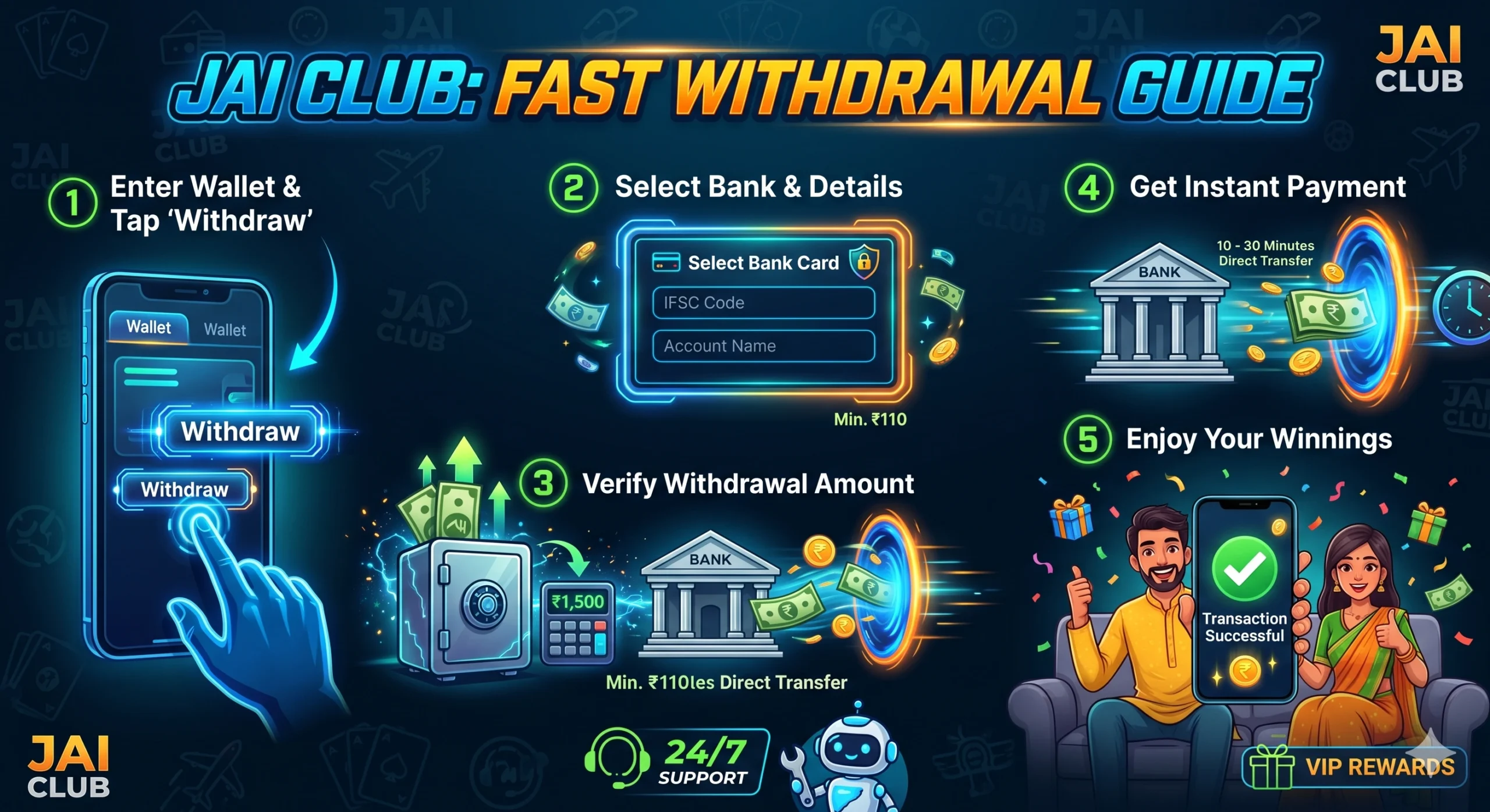 Jai Club Withdrawal - Fast Payouts